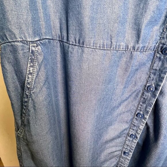 Pennington’s Long-Sleeve Shirt Dress Missing Belt Size 18 - Picture 6 of 10